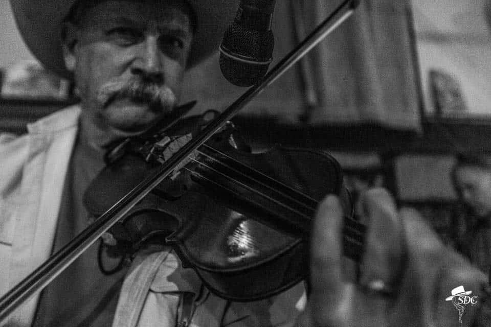 Rick Erb playing fiddle